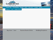 Tablet Screenshot of caberfaepeaks.com